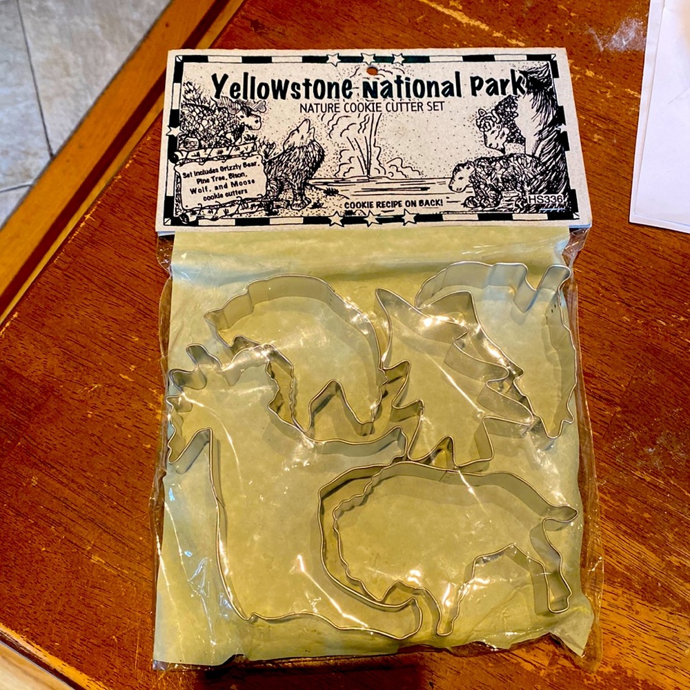 Yellowstone National Park Cookie Cutter Set